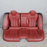 2013-2019 BMW 640i 650i F06 Gran Coupe Rear Seats Pair Vermilion Red OEM Used