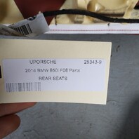 2013-2019 BMW 640i 650i F06 Gran Coupe Rear Seats Pair Vermilion Red OEM Used