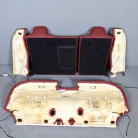 2013-2019 BMW 640i 650i F06 Gran Coupe Rear Seats Pair Vermilion Red OEM Used