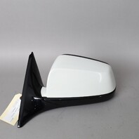 2012-2015 BMW 640i 650i Left Door Mirror Side View White 51167286449 OEM Used