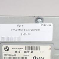 BMW 528i 535i 550i 640i 650i M5 M6 Bang & Olufsen Amplifier 65129320140 OEM Used