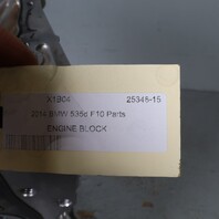 2014-2018 BMW 535d 740Ldx X5 Diesel Engine Block 11112359841 OEM Used
