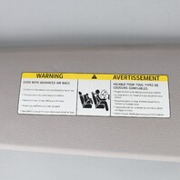 2011-2016 BMW 528i 535i 550i Right Sun Visor 51167248860 OEM Used