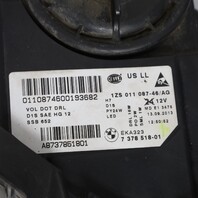 2014-2016 BMW 528i 535i 550i M5 Right Headlight Xenon 63117343906 OEM Used