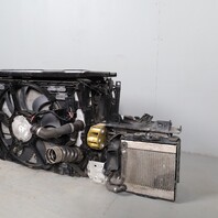 2014-2016 BMW 535d Diesel Radiator Support Cooling Pod Fans Complete OEM Used