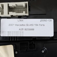 2007-2008 Mercedes GL320 GL450 GL550 Climate Control Panel 2518209889 OEM Used