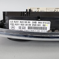 2007-2008 Mercedes GL320 GL450 GL550 Climate Control Panel 2518209889 OEM Used