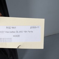 2007-2012 Mercedes GL320 GL450 GL550 GL350 Hood 1648800657 Black OEM Used
