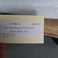 2007-2011 Mercedes GL320 GL450 GL550 Right Rear Door Panel 1647300870 OEM Used