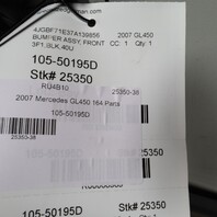 2007-2009 Mercedes GL320 GL450 Front Bumper Cover Grilles 1648851925 OEM Used