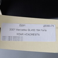 2007-2012 Mercedes GL450 GL550 Third Row Seat Headrest 1649704850 OEM Used