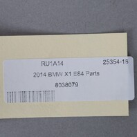 2013-2015 BMW X1 M-Sport Left Rear Fender Wheel Flare 51778049941 OEM Used