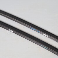 2012-2015 BMW X1 Roof Rails Gloss Black Pair 51138051559 OEM Used