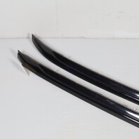 2012-2015 BMW X1 Roof Rails Gloss Black Pair 51138051559 OEM Used