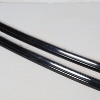 2012-2015 BMW X1 Roof Rails Gloss Black Pair 51138051559 OEM Used