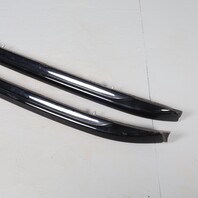 2012-2015 BMW X1 Roof Rails Gloss Black Pair 51138051559 OEM Used