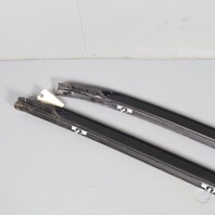 2012-2015 BMW X1 Roof Rails Gloss Black Pair 51138051559 OEM Used