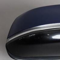 2013-2015 BMW X1 Right Door Mirror LeMans Blue 51167307216 OEM Used