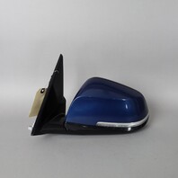 2013-2015 BMW X1 Left Door Mirror LeMans Blue 51167307215 OEM Used