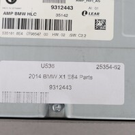 2012-2015 BMW X1 Amp Amplifier 65129312443 OEM Used