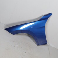 2013-2015 BMW X1 E84 Left Fender LeMans Blue 41627332423 OEM Used NOTE
