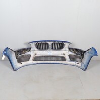 2013-2015 BMW X1 M-Sport Front Bumper Cover Le-Mans Blue 51118039479 OEM Used