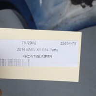2013-2015 BMW X1 M-Sport Front Bumper Cover Le-Mans Blue 51118039479 OEM Used
