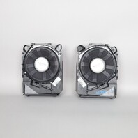 2008-2013 BMW 328i 335i M3 X1 Floor Speaker Subwoofer Pair 65139143143 OEM Used