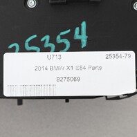 2012-2015 BMW X1 Left Front Power Seat Switch 61319265262 OEM Used