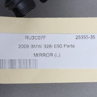 2009-2011 BMW 328i 335i Sedan Left Door Mirror 51167282571 OEM Used