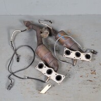 2007-2009 BMW 128i 328i N51 Exhaust Manifold Set 18407565099 E90 OEM Used