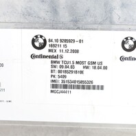 BMW 328i 128i 550i 650i 750i X5 Bluetooth Telematics Module 84109205929 OEM Used