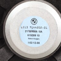 2008-2013 BMW 328i 335i M3 X1 Floor Speaker Subwoofer Pair 65139143143 OEM Used