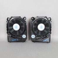 2008-2013 BMW 328i 335i M3 X1 Floor Speaker Subwoofer Pair 65139143143 OEM Used