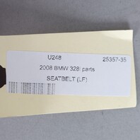 2006-2011 BMW 328i 335i E90 Left Front Seat Belt 72119117219 OEM Used