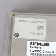 2001-2005 BMW 325i Engine Computer Module ECU ECM DME 12147512288 OEM Used