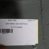 07-11 BMW 328i 335i E90 Sedan Front Bumper Reinforcement 51117146646 OEM Used