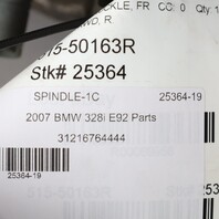 BMW 128i 135i 328i 330i 335i Right Front Spindle Hub 31216764444 OEM Used