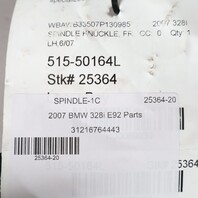 BMW 128i 135i 328i 330i 335i Left Front Spindle Hub 31216764443 OEM Used