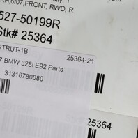 2007-2013 BMW 328i 335i Right Front Strut Shock Spring 31316780080 OEM Used