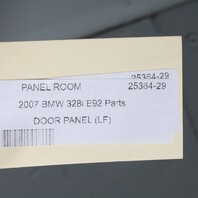 2008-2013 BMW 328i 335i M3 Left Front Door Panel Saddle Brown OEM Used