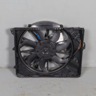 2007-2013 BMW 128i 328i N52 Radiator Cooling Fan w/Shroud 17427562080 OEM Used