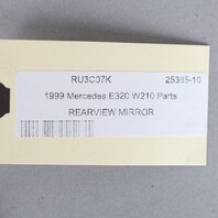 1999-2002 Mercedes E320 W210 Inside Rear View Mirror 20881012178G13 OEM Used