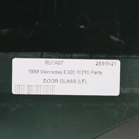 1996-2002 Mercedes E320 E430 E55 W210 Left Front Door Glass 2107200118 OEM Used
