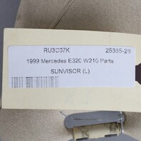 1999-2002 Mercedes E320 E430 E55 W210 Left Sun Visor 21081013107D04 OEM Used