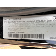 2014 Audi A6 OEM Parts
