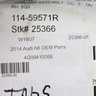 2012-2015 Audi A6 S6 Right Xenon Headlight Complete 4G0941006E OEM Used NOTE