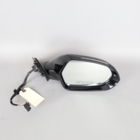 2014-2018 Audi A6 Right Door Mirror Black 4G1857410Q OEM Used
