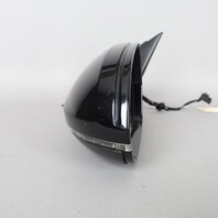 2014-2018 Audi A6 Left Door Mirror Black 4G1857409Q OEM Used