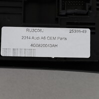2013-2014 Audi A6 A7 Climate Temperature Control Panel 4G0820043AH OEM Used